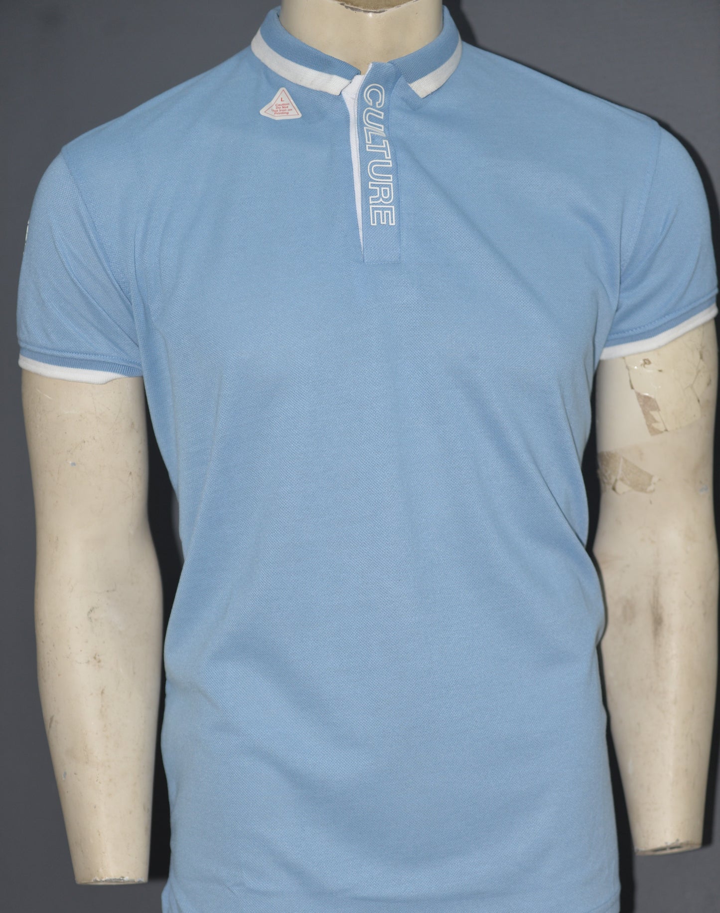 Culture Polo Shirt Sky Blue
