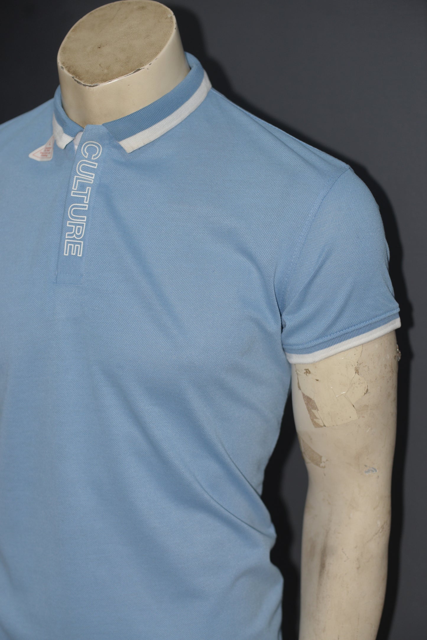 Culture Polo Shirt Sky Blue