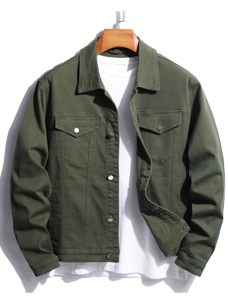 Green Denim Jacket