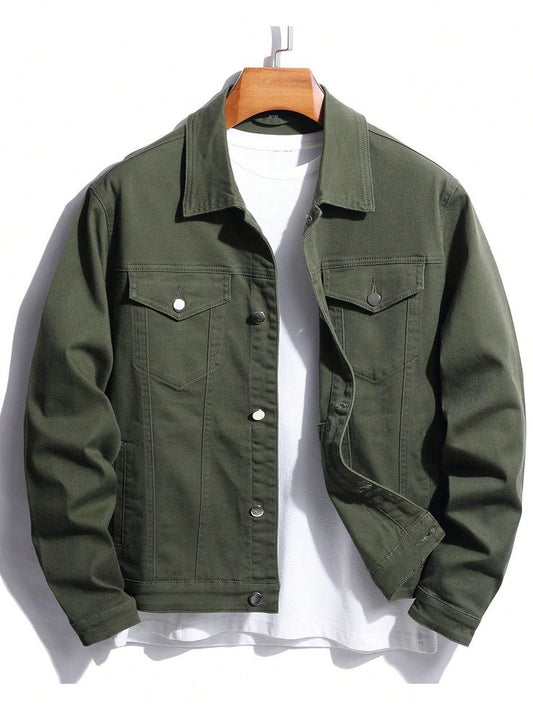 Green Denim Jacket