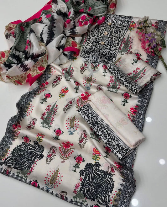 Floral Digitaal printed