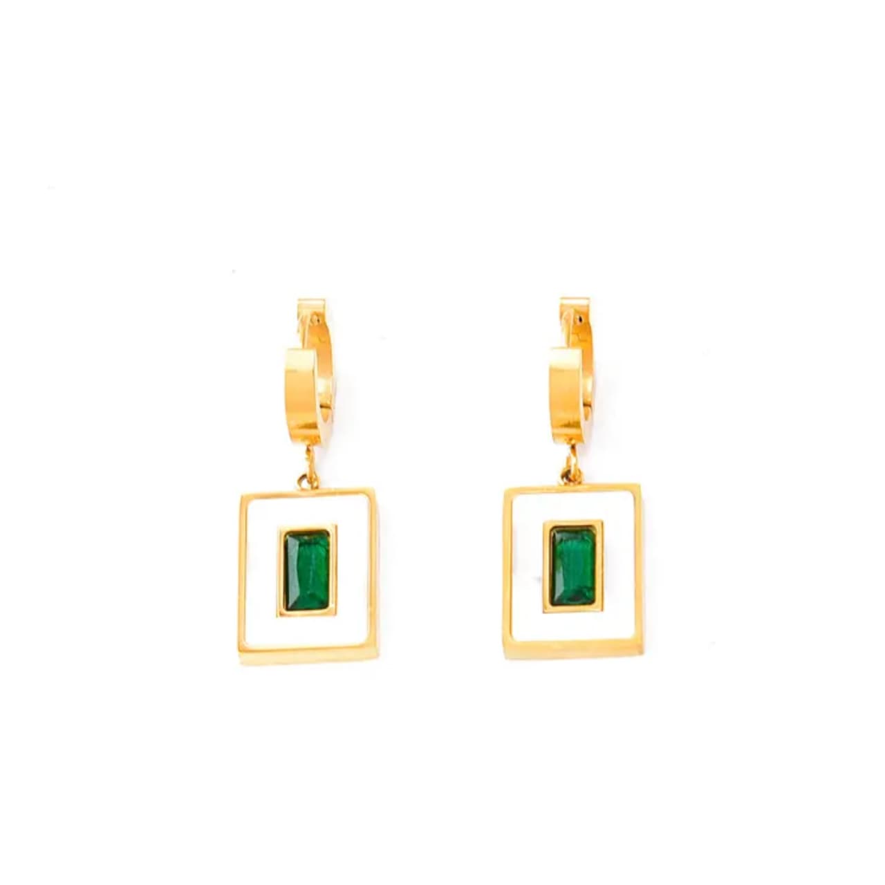 Emerald earrings