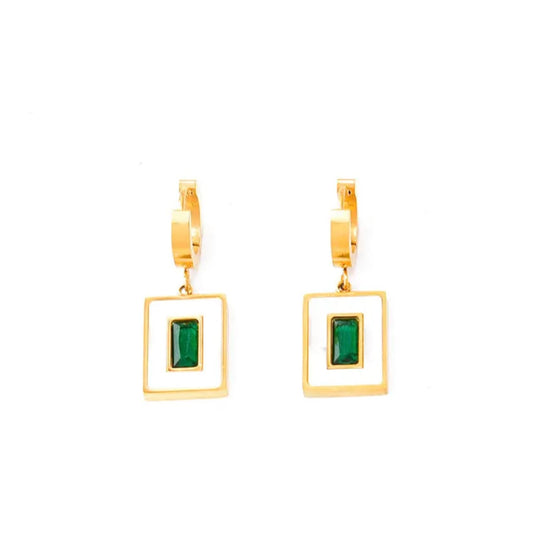 Emerald earrings