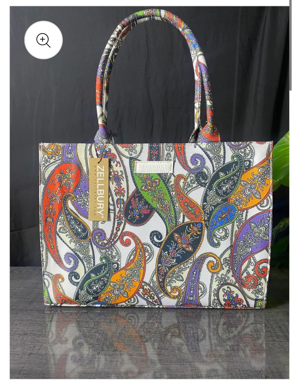 ZELLBURRY CANVAS HAND BAGS