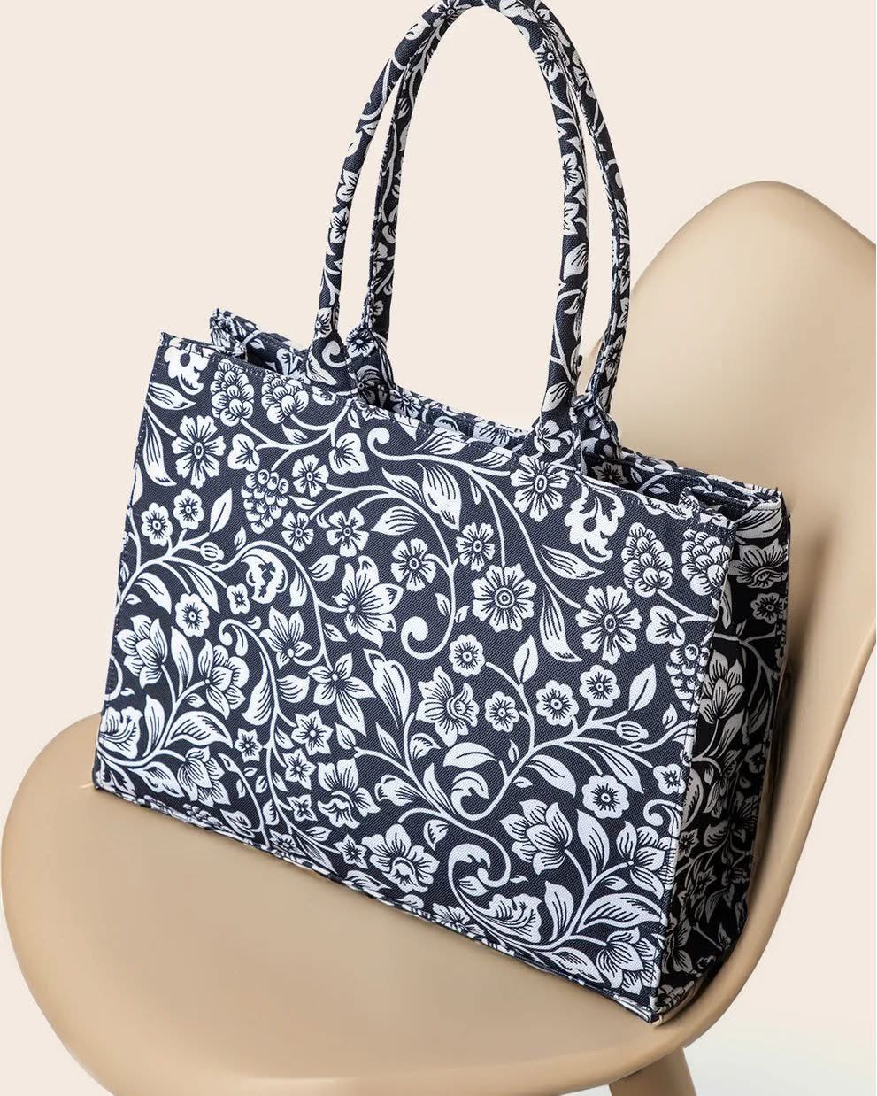 ZELLBURRY CANVAS HAND BAGS