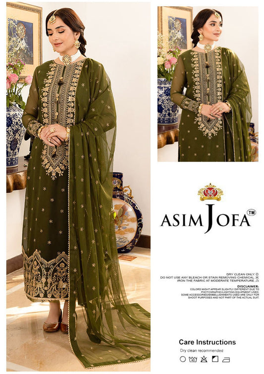 CHIFFON Suit With malai Trouser
