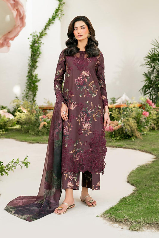 LAWN PRINTED FRONT ALONG WITH HEAVY EMBROIDERED