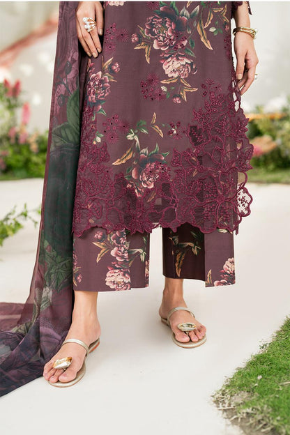 LAWN PRINTED FRONT ALONG WITH HEAVY EMBROIDERED