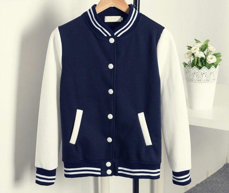 Plain Varsity Jacket